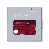 Swiss Card Lite Victorinox - Rojo Traslúcido