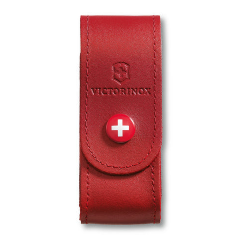 Estuche de Piel Victorinox Rojo - Para Navajas 91 mm.